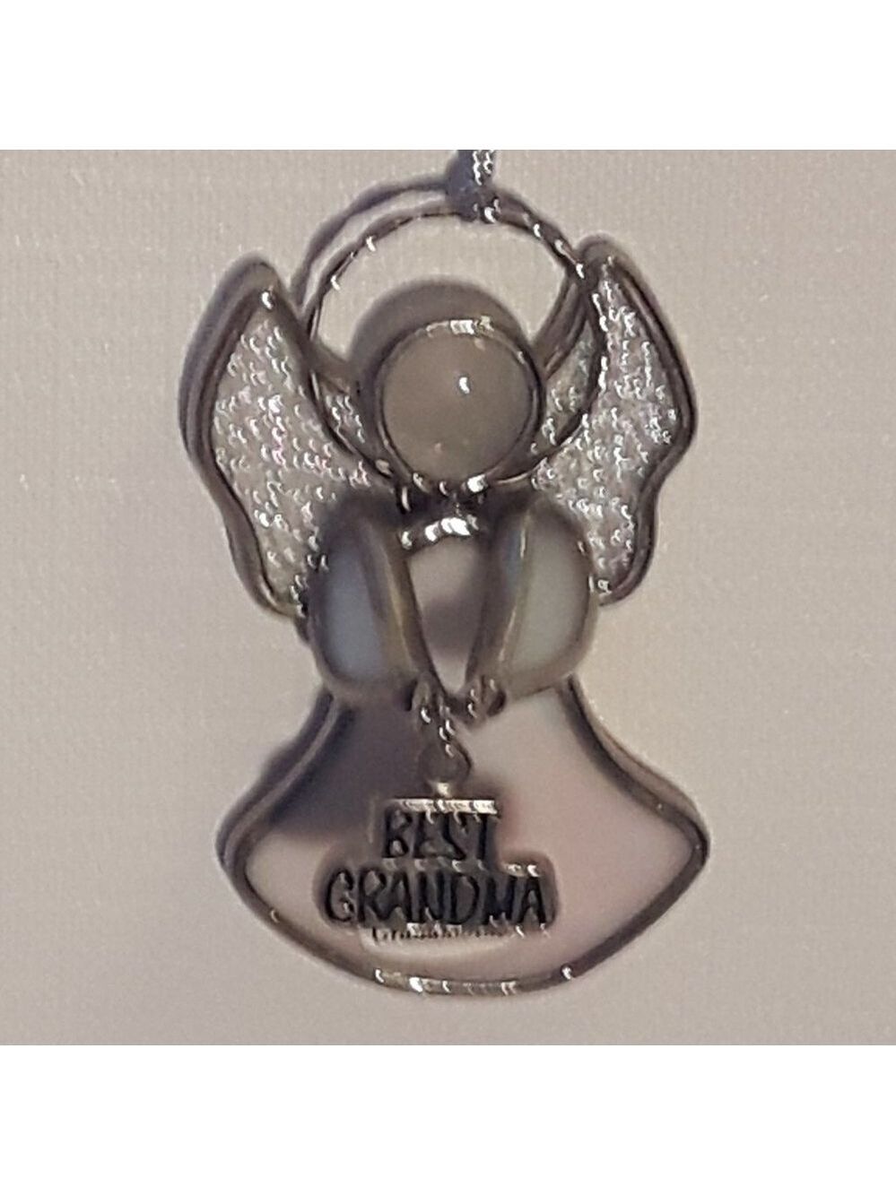 Stained Glass Angel Ornament Best Grandma
